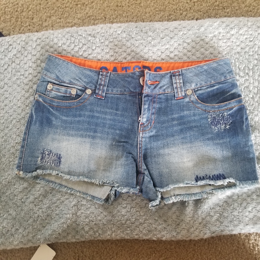 NWOT 2/$20 Florida gators jean shorts size 5